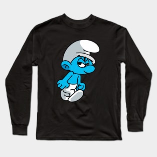 Grouchy Smurf Long Sleeve T-Shirt